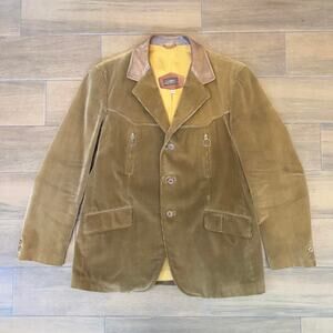 60s-70s Vintage Cortefiel Corduroy Jacket Made in Spain Size 42